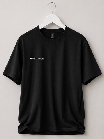 Black GOLDFACE shirt